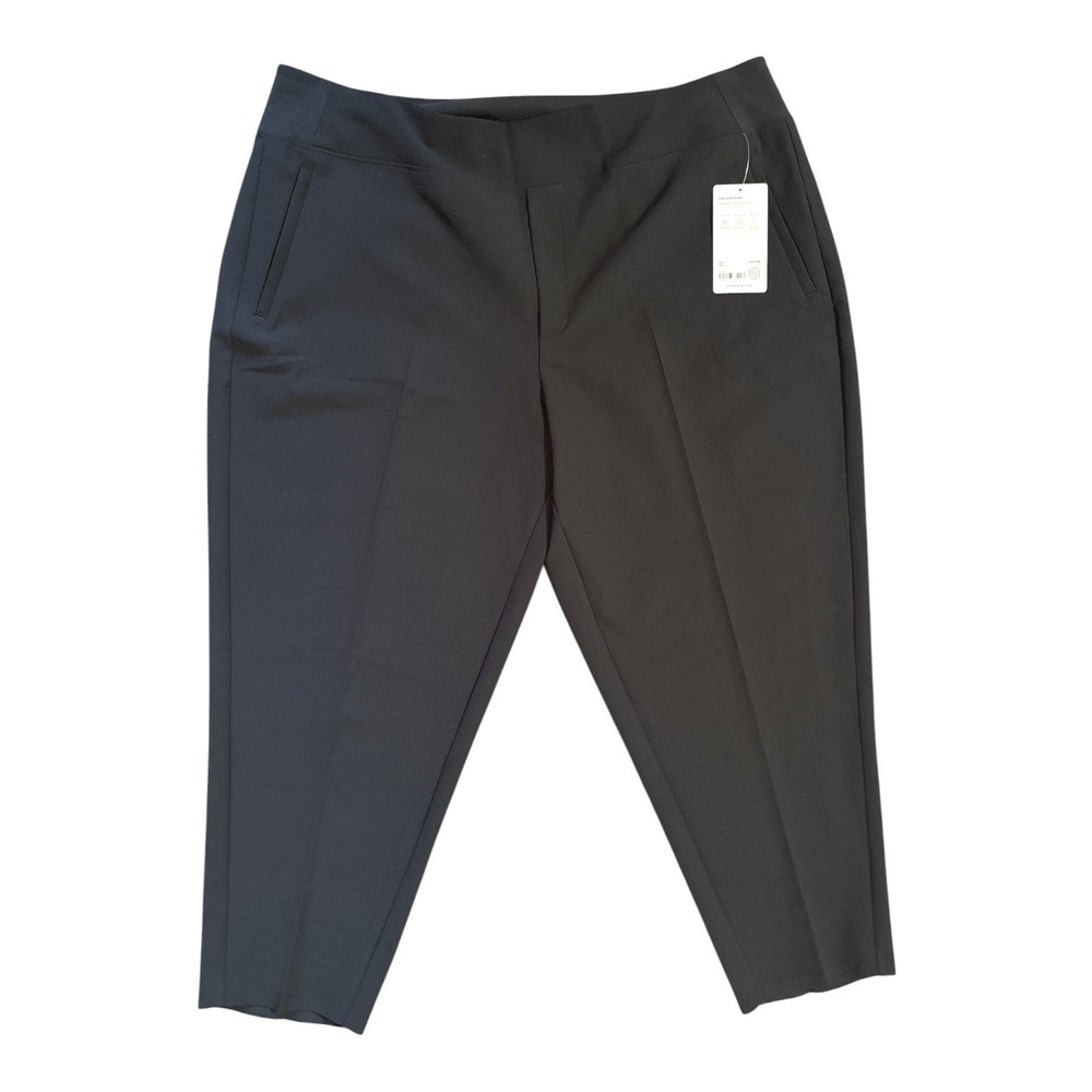 NWT Athleta Endless Pant Black Size 22 PrimaStretch Travel Work Pants